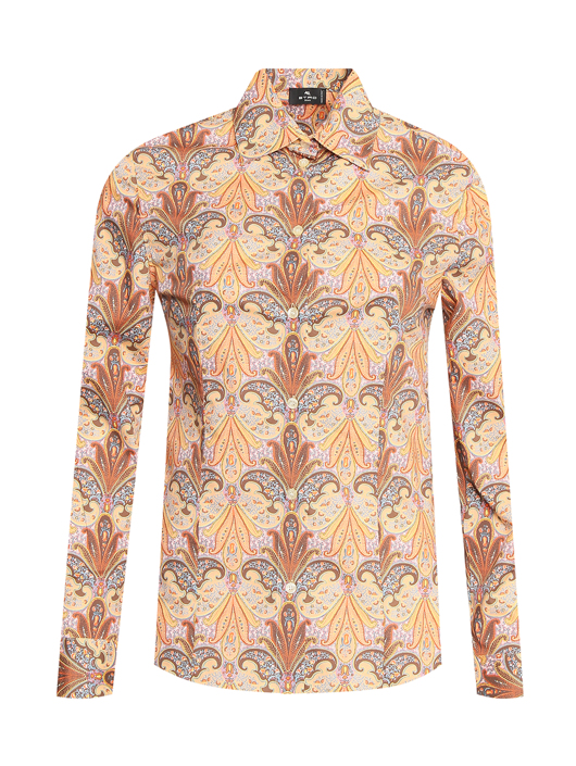 Etro Блуза из хлопка с узором