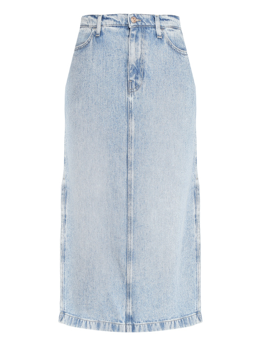 7 For All Mankind Джинсовая юбка из лиоцелла