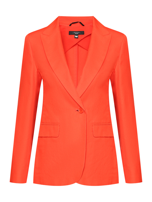 Weekend Max Mara Жакет без подкладки из хлопка и льна