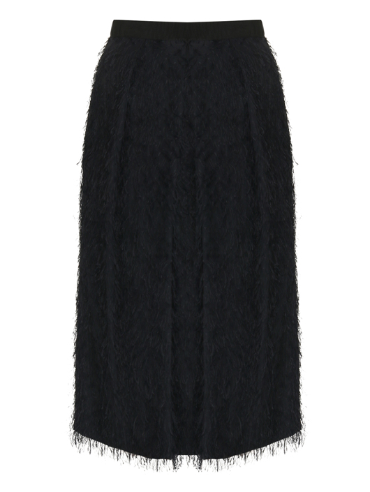 Weekend Max Mara Юбка-миди с бахромой