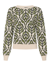 Weekend Max Mara Джемпер из хлопка с узором