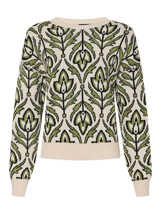 Weekend Max Mara Джемпер из хлопка с узором