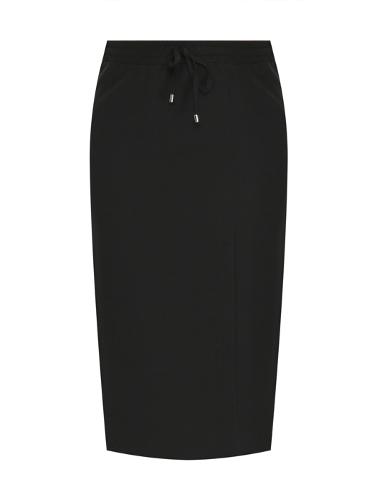 Ermanno Firenze Однотонная юбка-миди на резинке