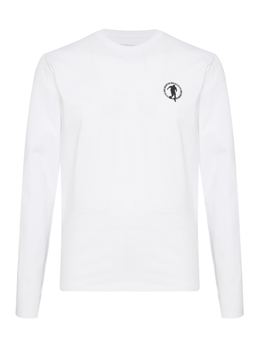 Bikkembergs Лонгслив из хлопка с круглым вырезом