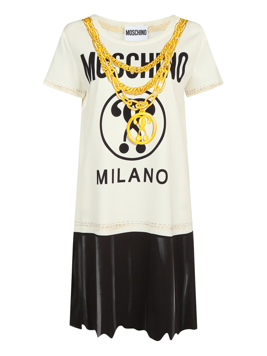 Moschino Couture Платье прямого кроя с принтом