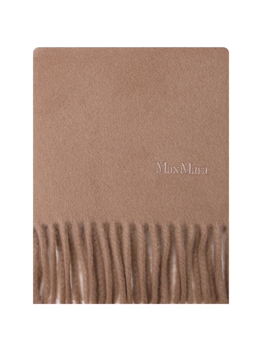 Max Mara Шарф из шерсти с бахромой