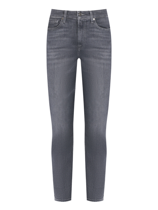 7 For All Mankind Укороченные джинсы из смешанного хлопка