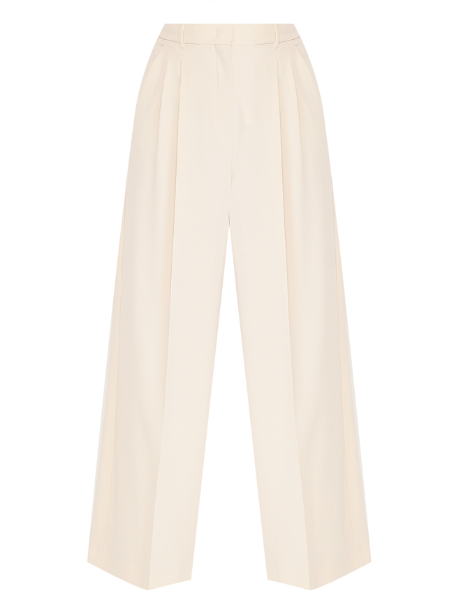 Weekend Max Mara Брюки однотонные с защипами
