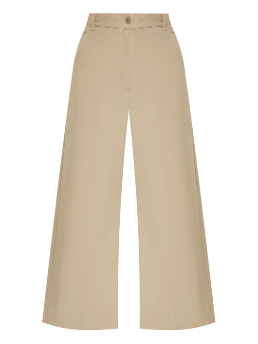Weekend Max Mara Брюки из хлопка широкого фасона