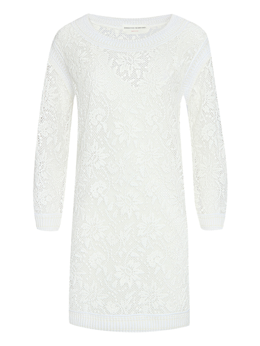 Ermanno Scervino Трикотажное платье из смешанного хлопка