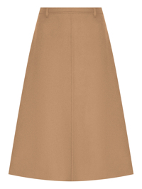 Max Mara Юбка-трапеция из шерсти