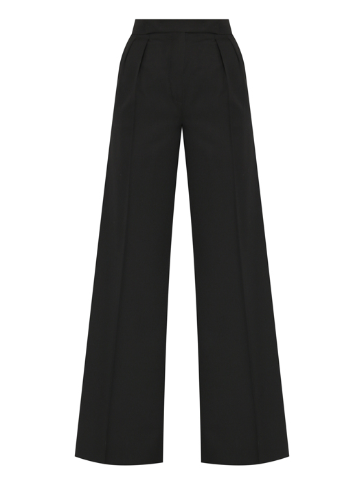 Max Mara Брюки из шерсти с защипами