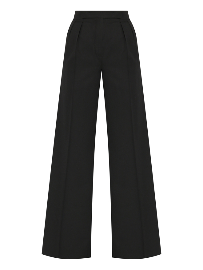 Max Mara Брюки из шерсти с защипами