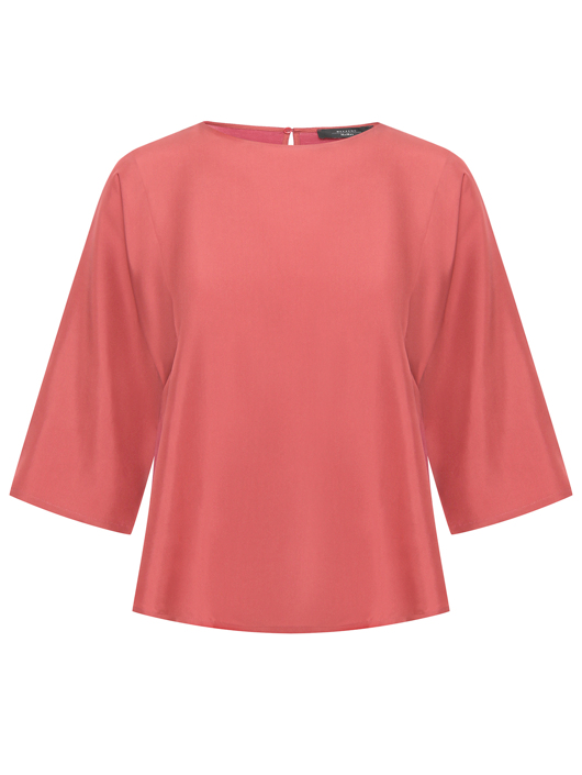 Weekend Max Mara Комбинированная блуза из шелка