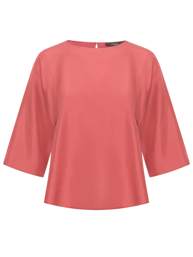 Weekend Max Mara Комбинированная блуза из шелка