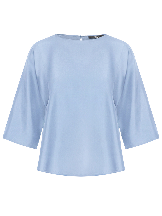 Weekend Max Mara Комбинированная блуза из шелка
