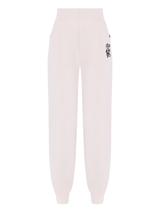 Ermanno Scervino Хлопковые брюки с аппликацией из бисера