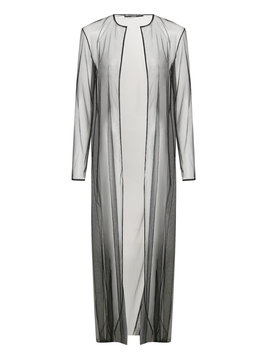 Ermanno Scervino Удлиненный кардиган из сетки