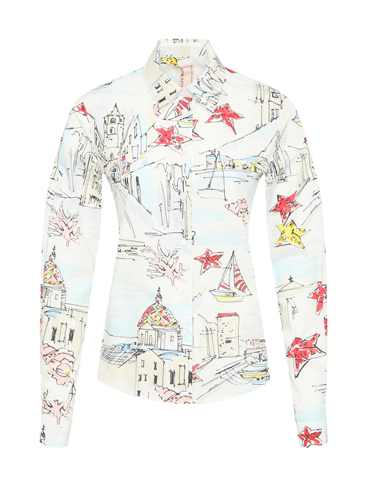 Antonio Marras Рубашка из хлопка с узором