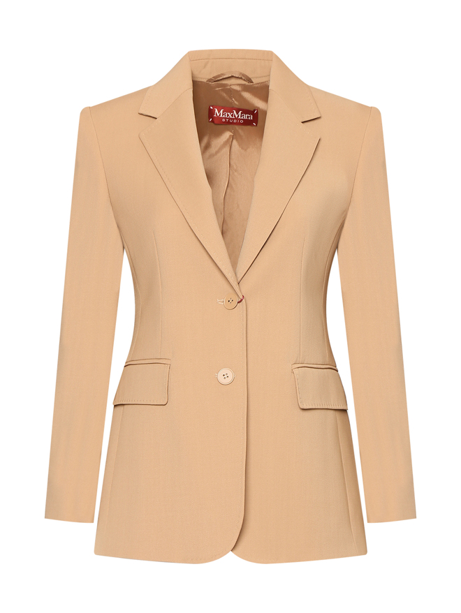 Max Mara Однобортный жакет из шерсти