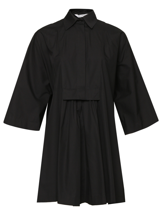 Max Mara Свободное мини-платье из хлопка