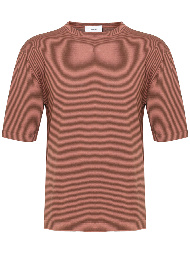 LARDINI Футболка в тонкую полоску