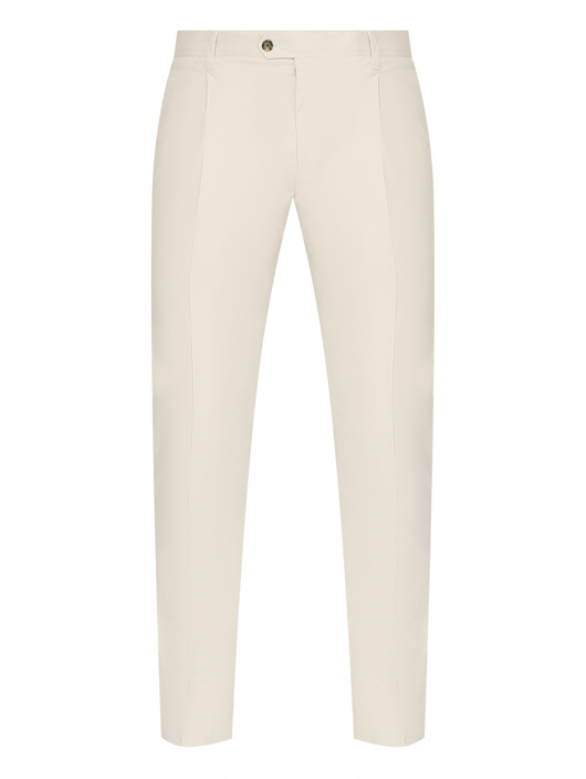 LARDINI Зауженные брюки из хлопка