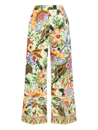 Etro Широкие брюки из хлопка с узором