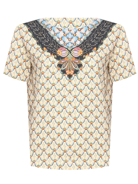 Etro Блузка с коротким рукавом из вискозы