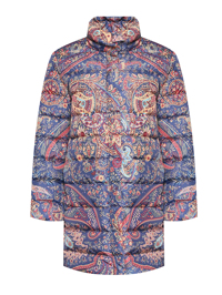 Etro Куртка пуховая с узором
