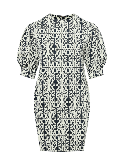 Max Mara Трикотажное платье из жаккардового хлопка
