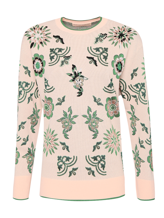 Ermanno Scervino Джемпер с цветочным узором