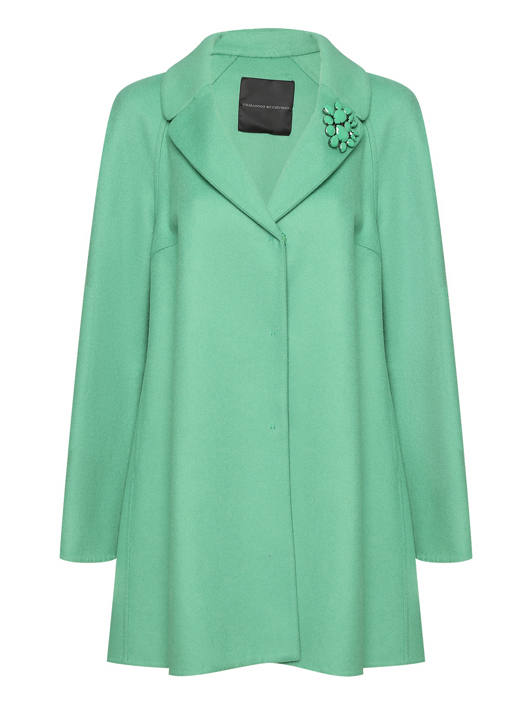 Ermanno Scervino Пальто из шерсти с декором
