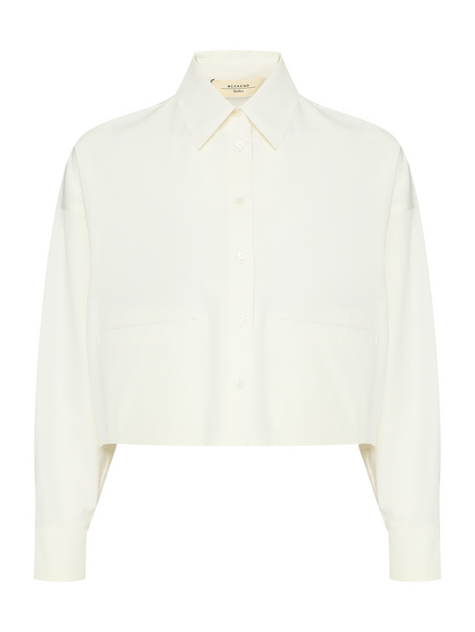 Weekend Max Mara Укороченная рубашка из хлопка