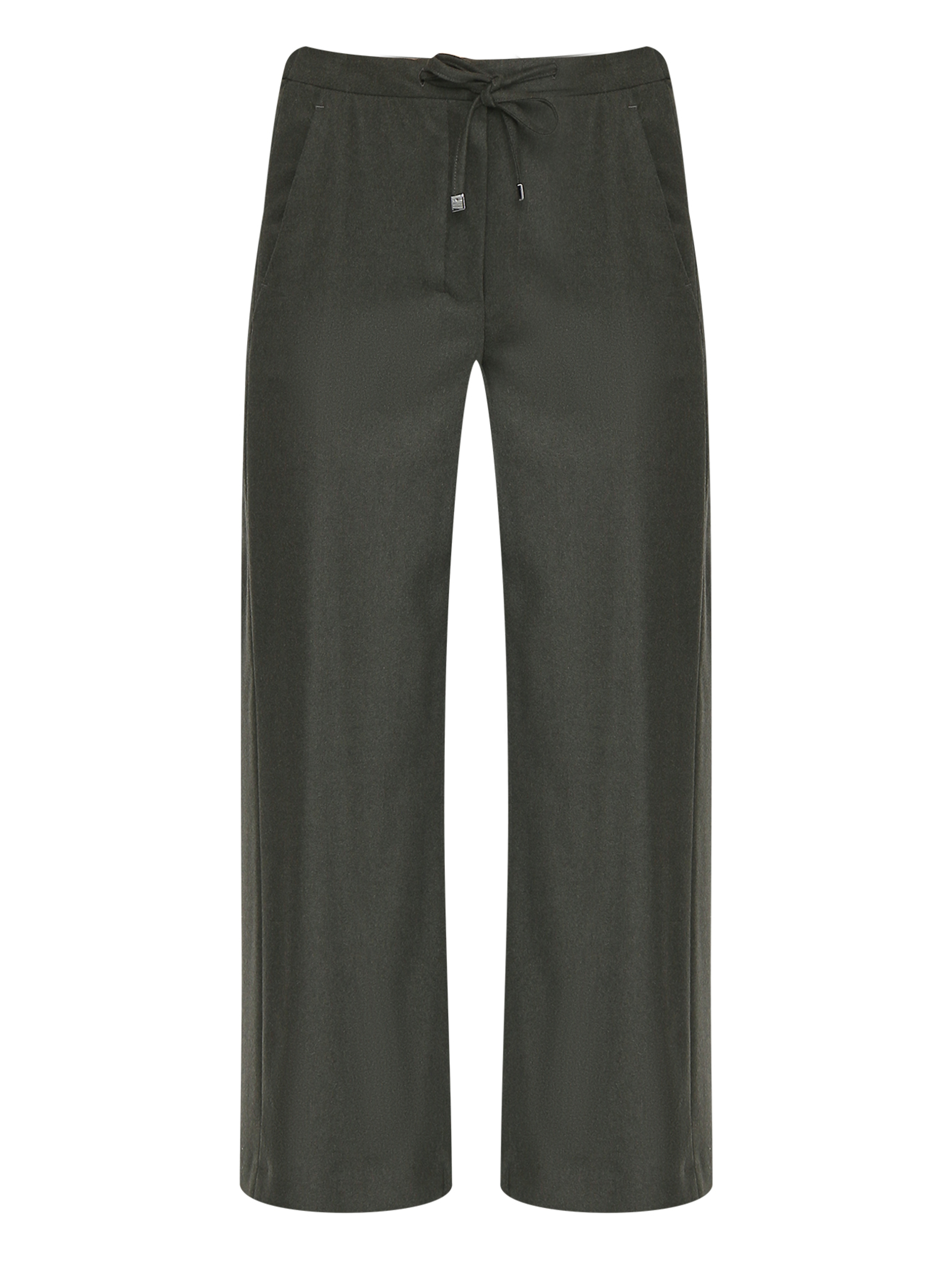 Брюки из шерсти на резинке