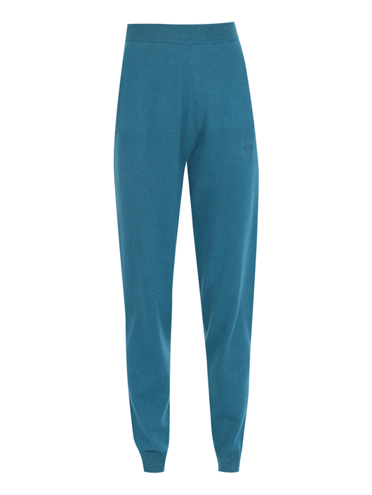 Max Mara Трикотажные брюки из шерсти и кашемира