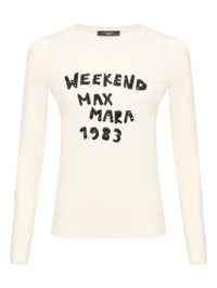 Weekend Max Mara Лонгслив из хлопка с декором