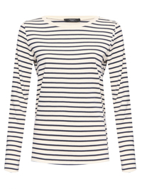 Weekend Max Mara Хлопковый лонгслив с узором "Полоска"