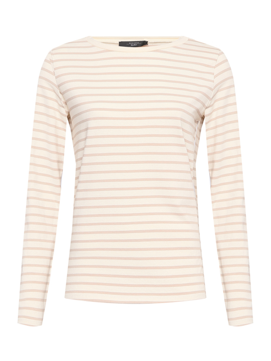 Weekend Max Mara Хлопковый лонгслив с узором "Полоска"