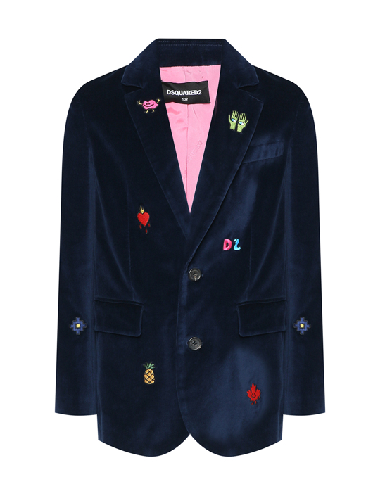 Dsquared2 Жакет декорированный вышивкой