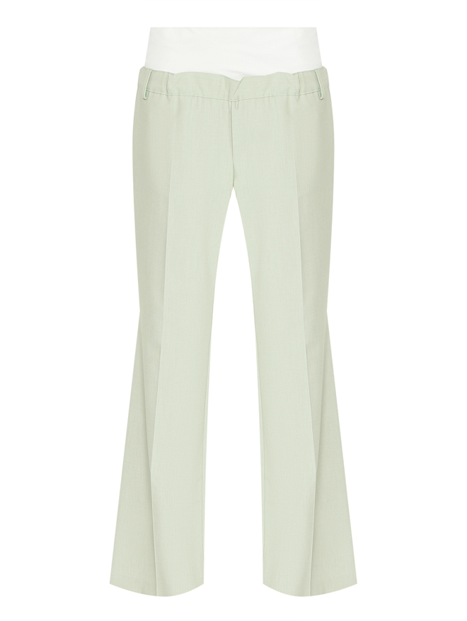 Pietro Brunelli Брюки однотонные с имитацией двойного пояса