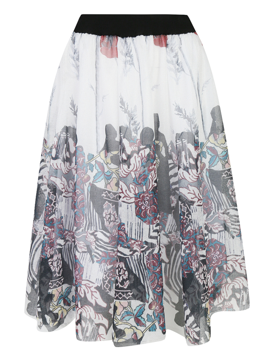 Antonio Marras Пышная юбка с цветочным узором