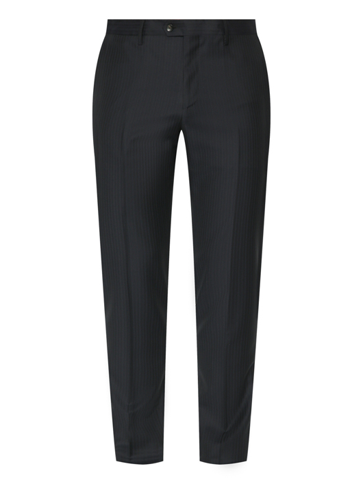 LARDINI Брюки из шерсти с узором полоска