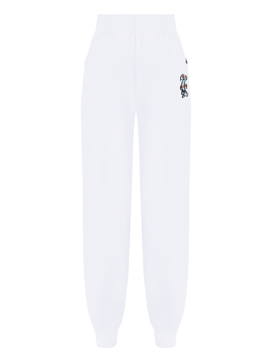 Ermanno Scervino Хлопковые брюки с аппликацией