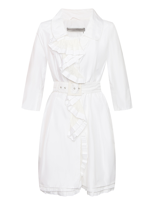Ermanno Scervino Однобортный плащ с поясом