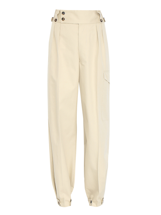 Maison Margiela Брюки из хлопка с накладными карманами