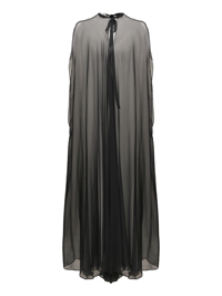 Alberta Ferretti Шелковая накидка длины макси