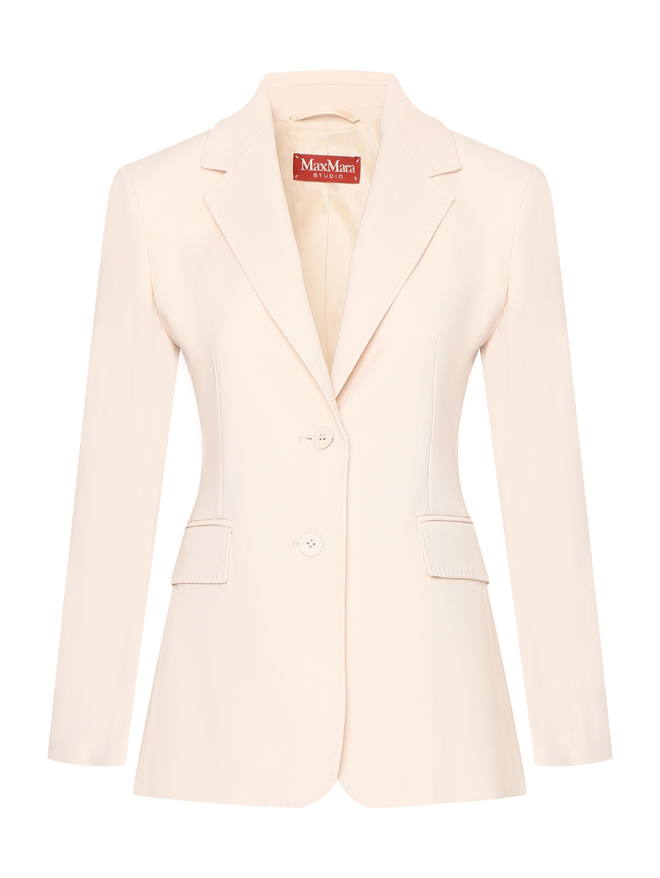 Max Mara Однобортный жакет из шерсти