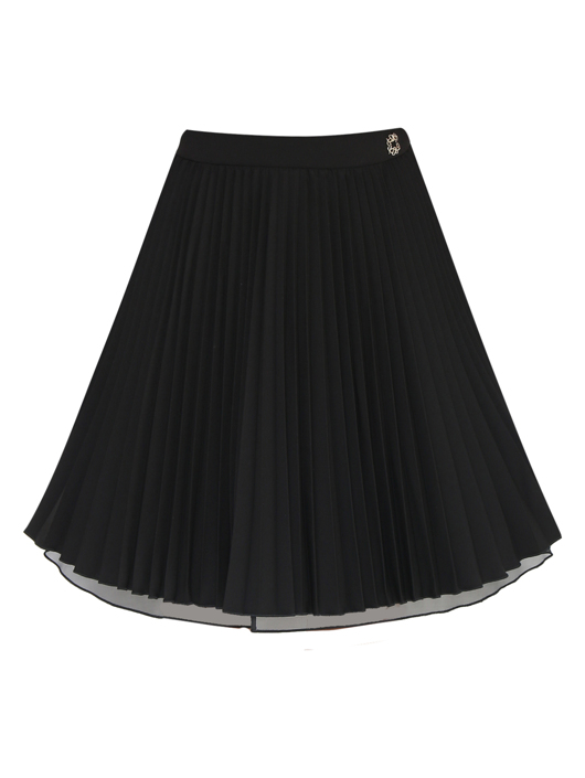 Elie Saab Однотонная юбка плиссе