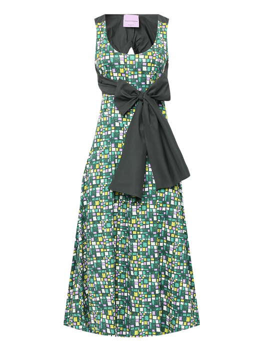 Weekend Max Mara Платье из хлопка с узором